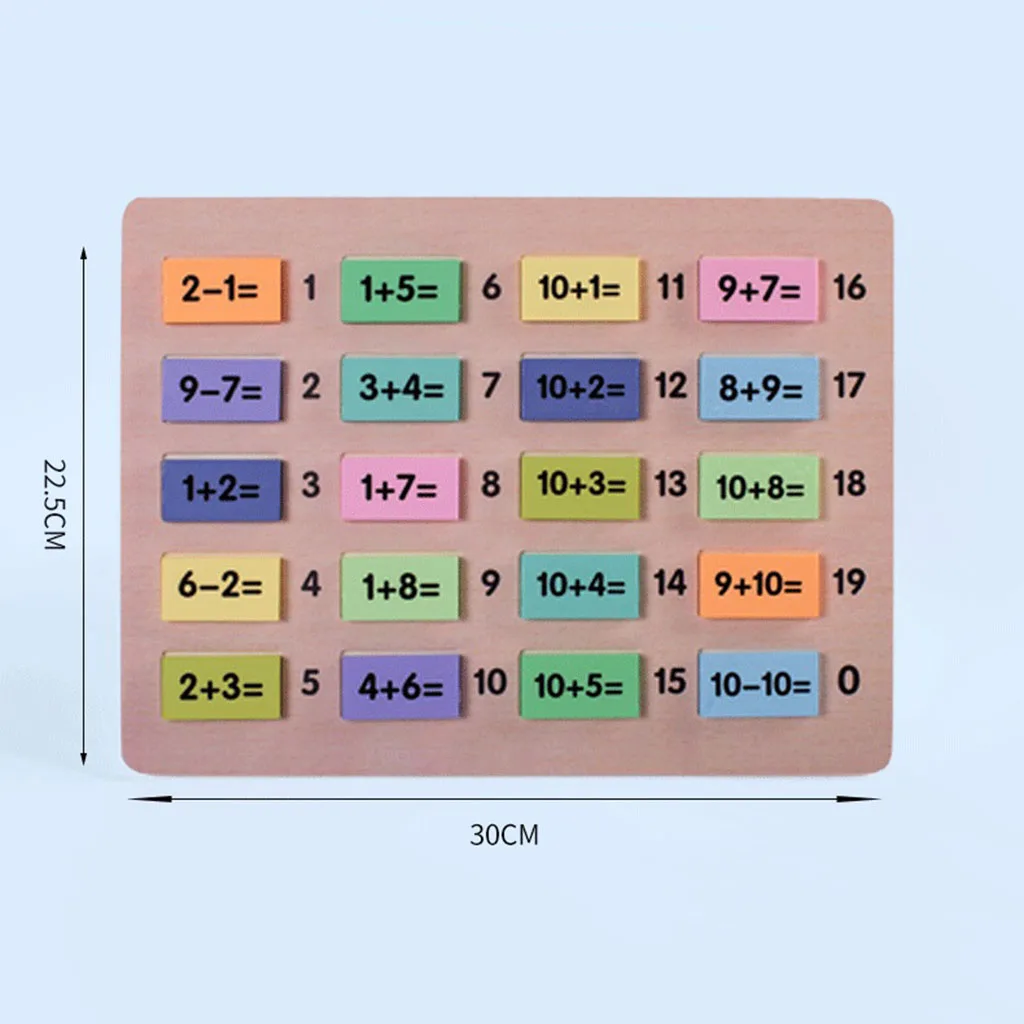 Montessori Educational Math Toys Dominos Building Blocks Game Funny for Kids 
Montessori Educational Math Toys Dominos Building Blocks Game Funny for Kids