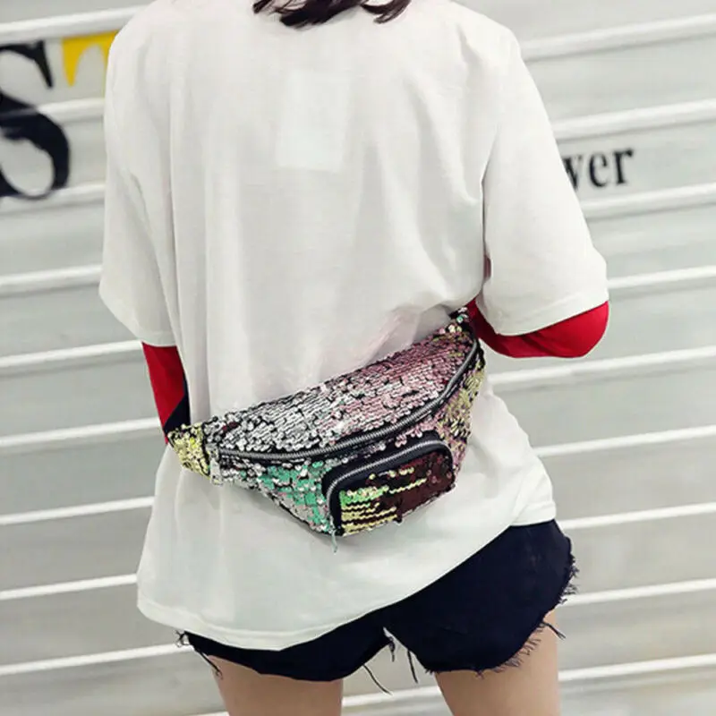 Women Waist Bag Sequins Glitter Belly Bags Fashion Ladies Chest Handbag Female Portable Adjustable Waist Bags Tote Phone Pouch
Women Waist Bag Sequins Glitter Belly Bags Fashion Ladies Chest Handbag Female Portable Adjustable Waist Bags Tote Phone Pouch