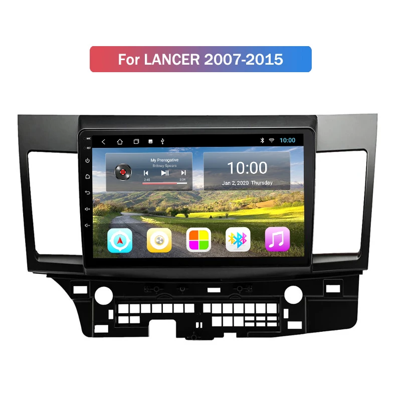 Car Radio 2G RAM 10.1 Inch Android 9.1 Car Dvd Gps Navigation For Mitsubishi Lancer 2007-2015 Multimedia Radio System
Car Radio 2G RAM 10.1 Inch Android 9.1 Car Dvd Gps Navigation For Mitsubishi Lancer 2007-2015 Multimedia Radio System