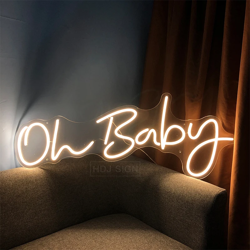 Personalized Custom Neon Sign Oh Baby LED Light Wall Decor For Home Bedroom Hall Propose Wedding Party Creative Gift
Personalized Custom Neon Sign Oh Baby LED Light Wall Decor For Home Bedroom Hall Propose Wedding Party Creative Gift