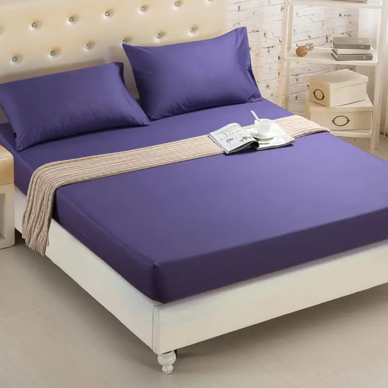 Bed cover Polyester Super soft Solid Fitted Sheet Mattress Cover Four Corners With Elastic Band Bed Sheet 19 colors bedspread 
Bed cover Polyester Super soft Solid Fitted Sheet Mattress Cover Four Corners With Elastic Band Bed Sheet 19 colors bedspread
