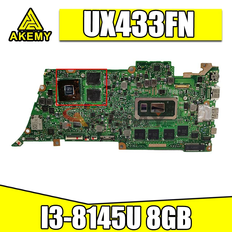 UX433FN Motherboard I3-8145U + 8GB/RAM + ( MX150-V2G) For ASUS ZenBook UX433FN UX433F U4300F UX433FA Laotop Mainboard 100% Test
UX433FN Motherboard I3-8145U + 8GB/RAM + ( MX150-V2G) For ASUS ZenBook UX433FN UX433F U4300F UX433FA Laotop Mainboard 100% Test