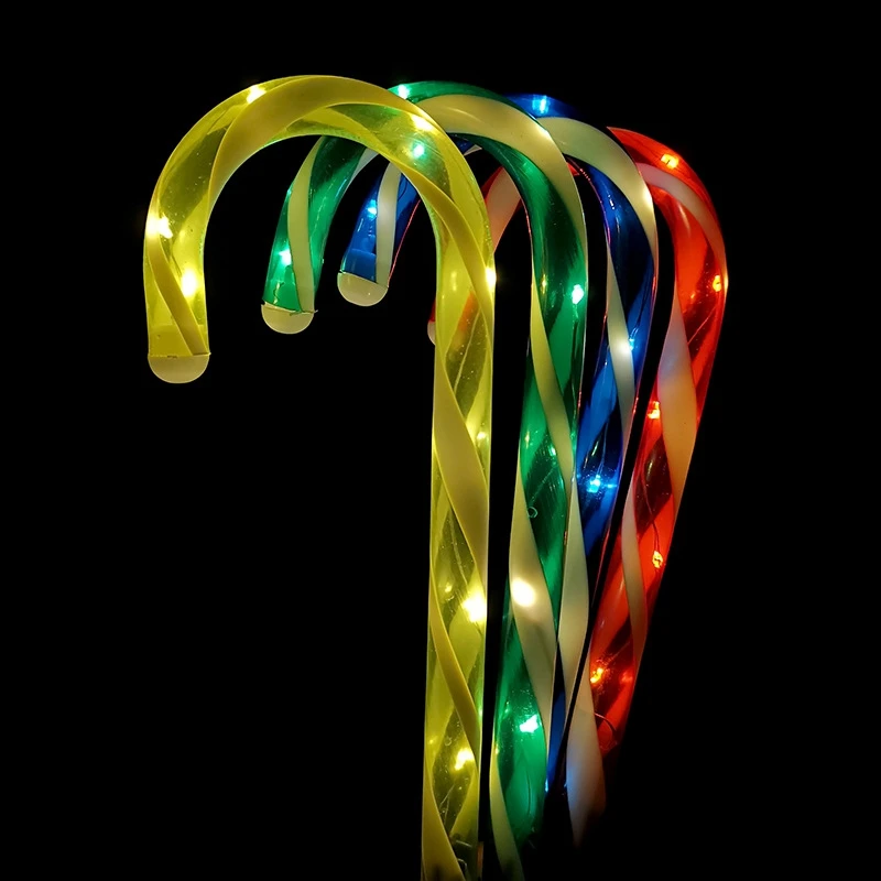 Promotion! 4Pcs Solar Candy Cane Lights Christmas Pathway Markers Light Decorations,for Yard, Holiday Backyard Party (Multicolou 
Promotion! 4Pcs Solar Candy Cane Lights Christmas Pathway Markers Light Decorations,for Yard, Holiday Backyard Party (Multicolou