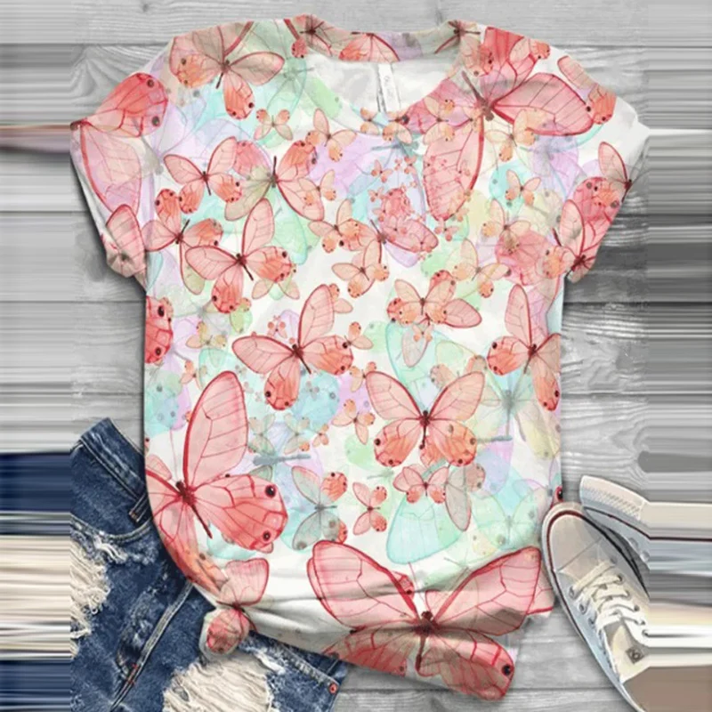 Womens Tops And Blouses Plus Size Elegant 3d Animal Printed O Neck Shirt 2020 Summer Short Sleeve Casual Shirts Blusas Feminina
Womens Tops And Blouses Plus Size Elegant 3d Animal Printed O Neck Shirt 2020 Summer Short Sleeve Casual Shirts Blusas Feminina