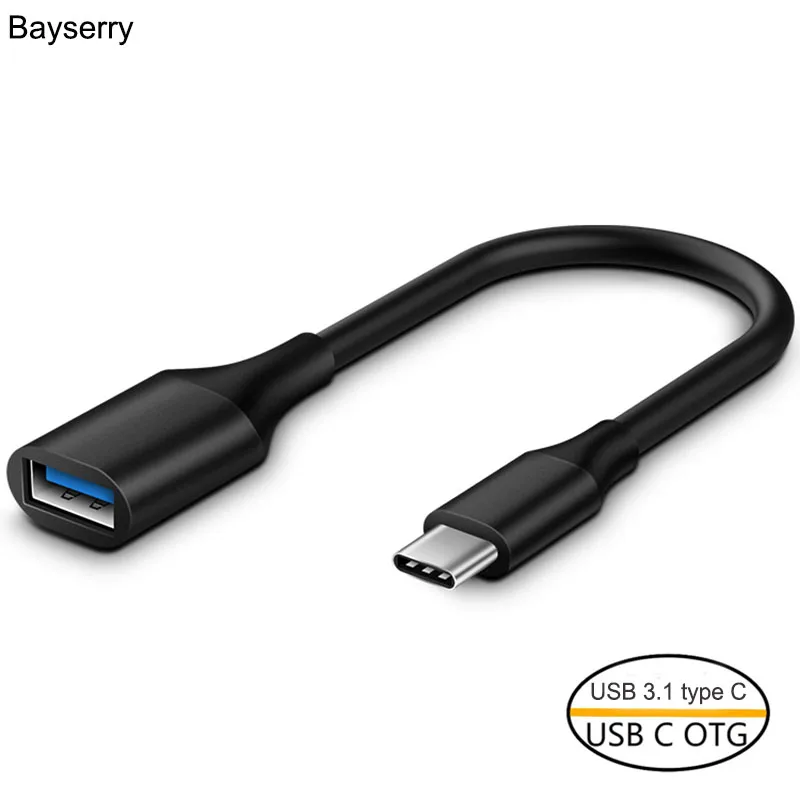 Кабель Otg C USB 3 1 type папа A 2 0 мама для Oneplus 7Pro 7t Xiaomi Redmi Note7 Aux Nokia Galaxy и т. д. адаптер Usb
