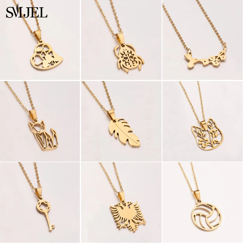 SMJEL Bohemian Flower Heart Necklace Women Choker Vintage Geometric Pendant Necklace Collier Collares Stainless Steel Jewelry
SMJEL Bohemian Flower Heart Necklace Women Choker Vintage Geometric Pendant Necklace Collier Collares Stainless Steel Jewelry