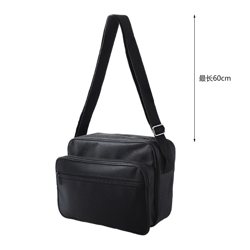 Realmote Multifunctional Shoulder Bag Wear-resistant Storage Tool Kit Black Canvas Satchel Package For Maintenance Electrician |
