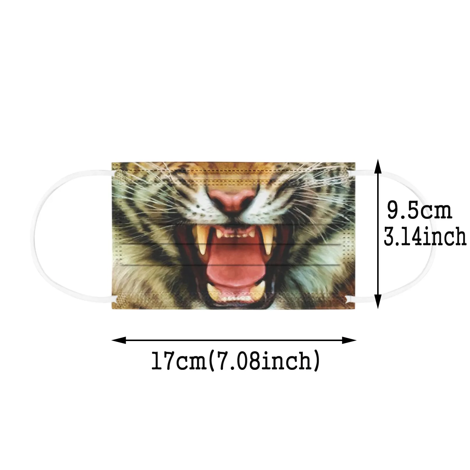 50pc Adult Mouth Cover Disposable Face Mask Funny Animals Print Respirator Pm2.5 Protective Mouth Mask 3 Layer Earloop Facemask
50pc Adult Mouth Cover Disposable Face Mask Funny Animals Print Respirator Pm2.5 Protective Mouth Mask 3 Layer Earloop Facemask