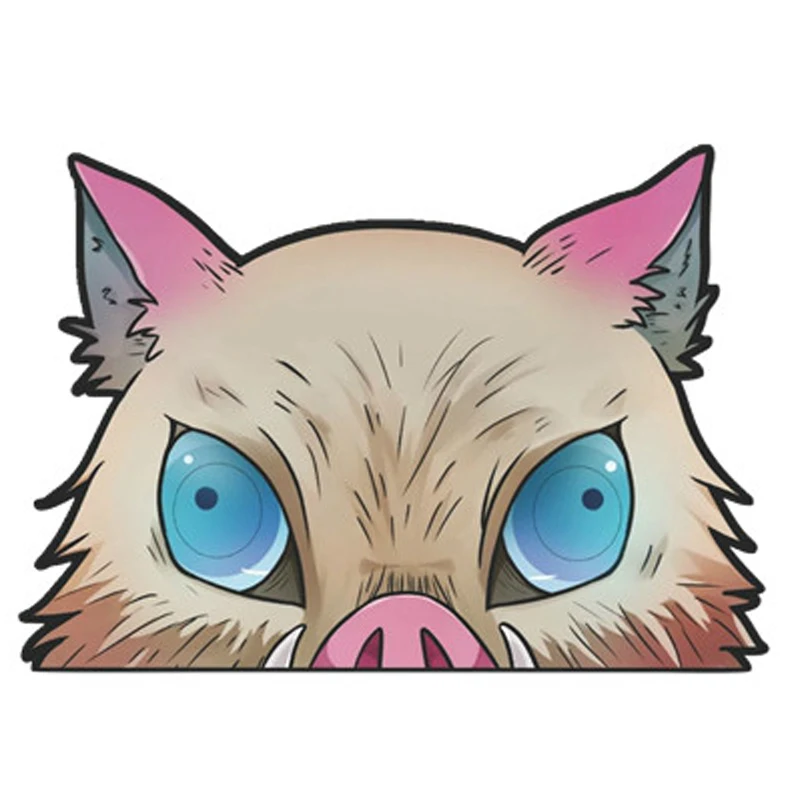 New Cartoon Inosuke Hashibira Fight Me Bitch Car Sticker Auto Car Window Car Decals PVC Good Quality Waterproof Sun Protection
New Cartoon Inosuke Hashibira Fight Me Bitch Car Sticker Auto Car Window Car Decals PVC Good Quality Waterproof Sun Protection