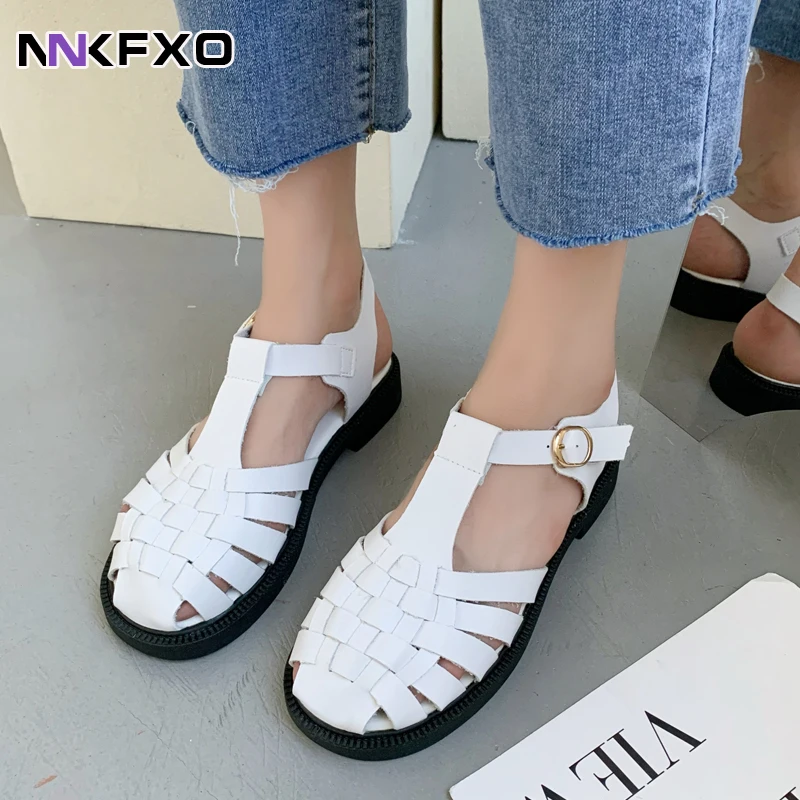 Cross weaving narrow band sandalias mujer ankle buckle Round toe flats slippers vintage cut-out gladiator sandals casual shoes
Cross weaving narrow band sandalias mujer ankle buckle Round toe flats slippers vintage cut-out gladiator sandals casual shoes