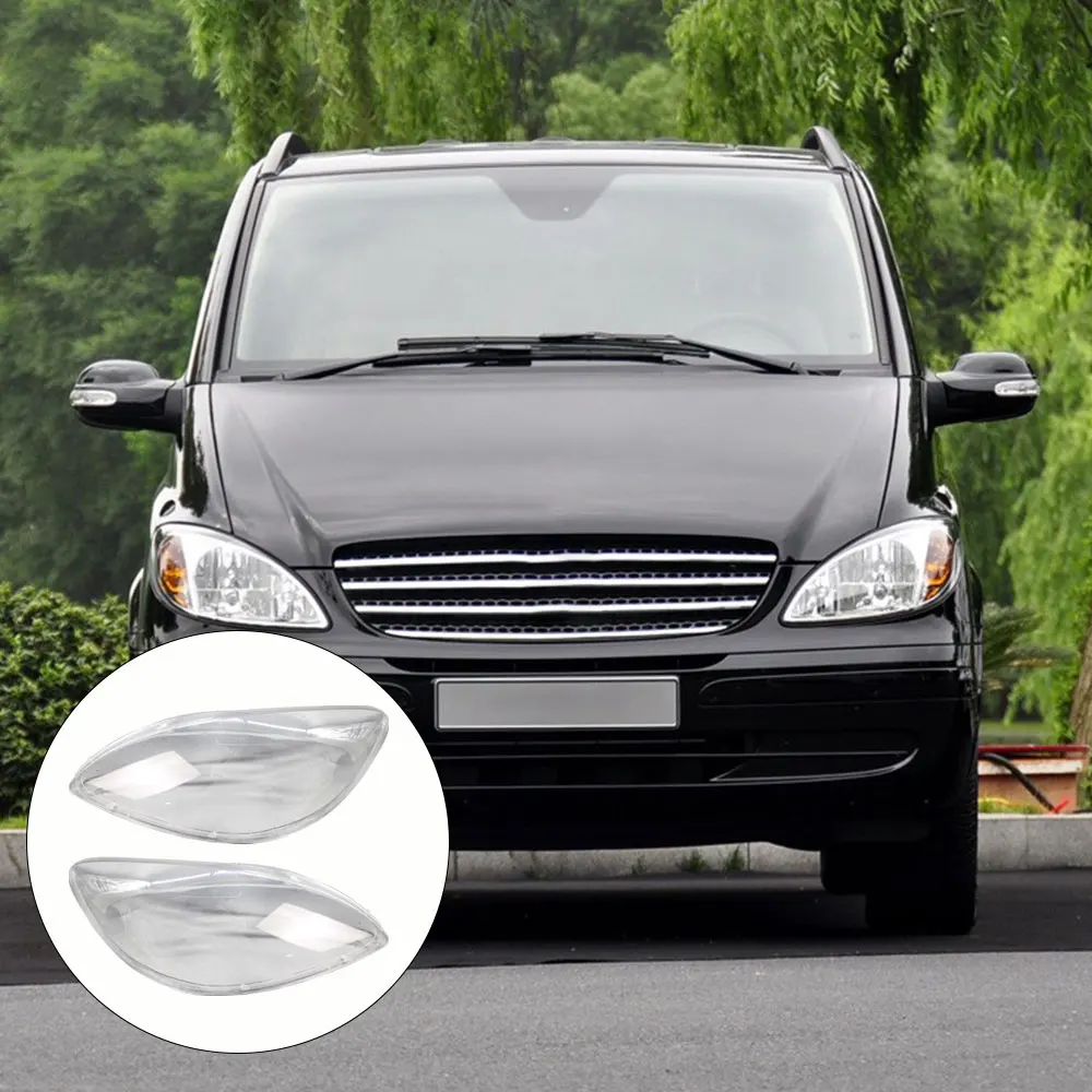 For Benz Viano W639 2004-2010 Car Front Headlamps Transparent Lampshades Lamp Shell Masks Headlights Cover
For Benz Viano W639 2004-2010 Car Front Headlamps Transparent Lampshades Lamp Shell Masks Headlights Cover