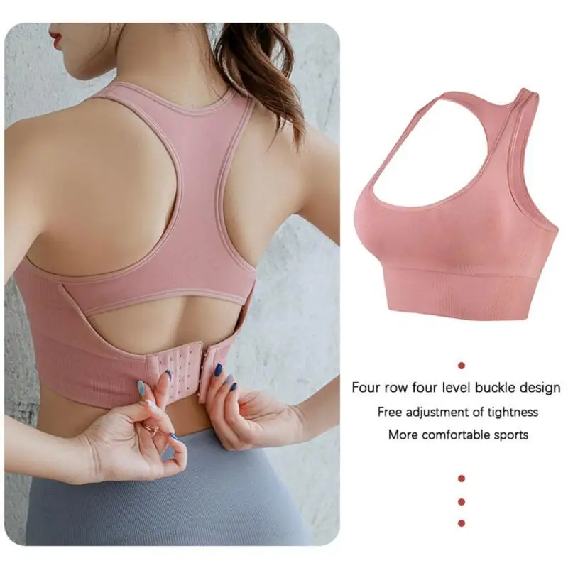 The New Rear-breasted Sports Underwear Women's Shockproof Gathered High-strength Yoga Bra Without Steel Ring And Racer Vest
The New Rear-breasted Sports Underwear Women's Shockproof Gathered High-strength Yoga Bra Without Steel Ring And Racer Vest