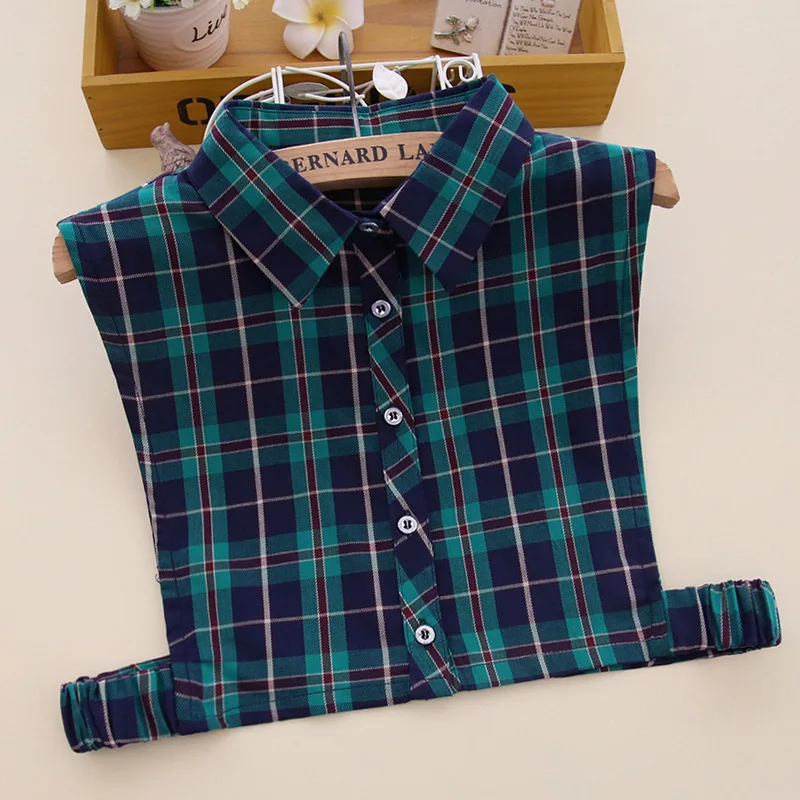 Female False Collar Plaid Fake Collar for Women Detachable Collars Removable Half Shirt Detachable Blouse Faux Col Ties
Female False Collar Plaid Fake Collar for Women Detachable Collars Removable Half Shirt Detachable Blouse Faux Col Ties
