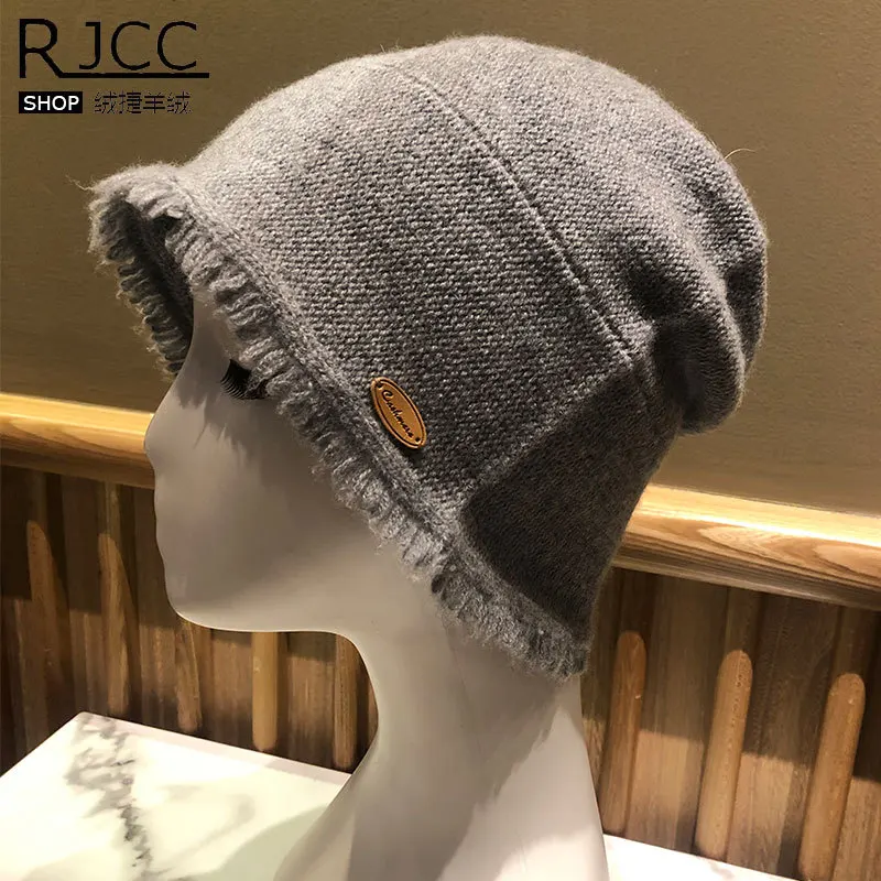 Warm Pure Cashmere Hat In Autumn and Winter. Comfortable Cashmere Knit Hair Cap. Fisherman Hat Warm and Leisure
Warm Pure Cashmere Hat In Autumn and Winter. Comfortable Cashmere Knit Hair Cap. Fisherman Hat Warm and Leisure