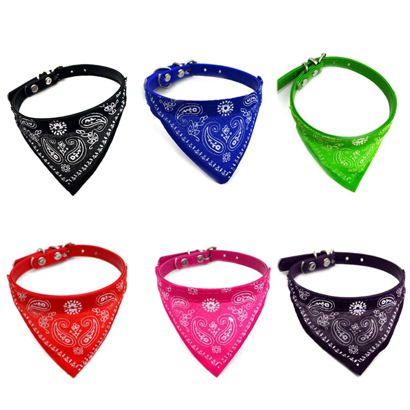 Small Dog Bandana Collar Cat Pet Neckerchief PU Collar with Printed Triangular Scarf Pet Bandana Collar Adjustable Size
Small Dog Bandana Collar Cat Pet Neckerchief PU Collar with Printed Triangular Scarf Pet Bandana Collar Adjustable Size