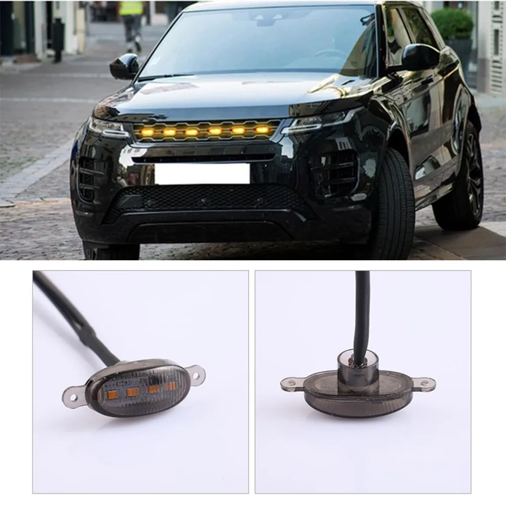 6pcs/set Car Front Grille Lights Car Eagle Eye Lamps Daytime Running Lights In The Grid Of The Car Grille Led Warning Lamps
6pcs/set Car Front Grille Lights Car Eagle Eye Lamps Daytime Running Lights In The Grid Of The Car Grille Led Warning Lamps
