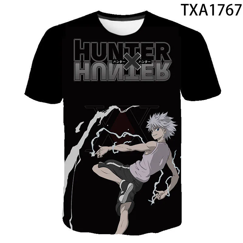 Harajuku Anime Hunter X Hunter 3D Cartoon Print T-shirt Streetwear Men Women Children Summer Short Sleeve Fashion Cool Tops Tee 
Harajuku Anime Hunter X Hunter 3D Cartoon Print T-shirt Streetwear Men Women Children Summer Short Sleeve Fashion Cool Tops Tee