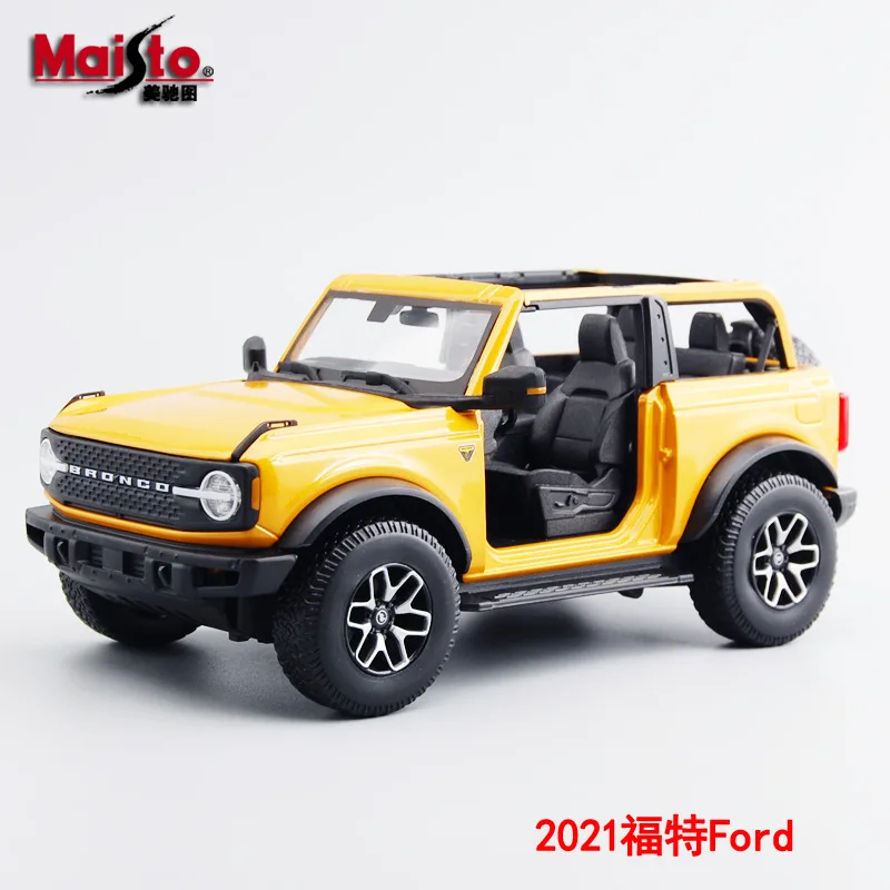 Модель автомобиля Maisto 1:18, металлическая модель автомобиля, игрушка для ford bronco badlands с управлением рулевым колесом, коллекционная машина с ор...
Модель автомобиля Maisto 1:18, металлическая модель автомобиля, игрушка для ford bronco badlands с управлением рулевым колесом, коллекционная машина с ор...
