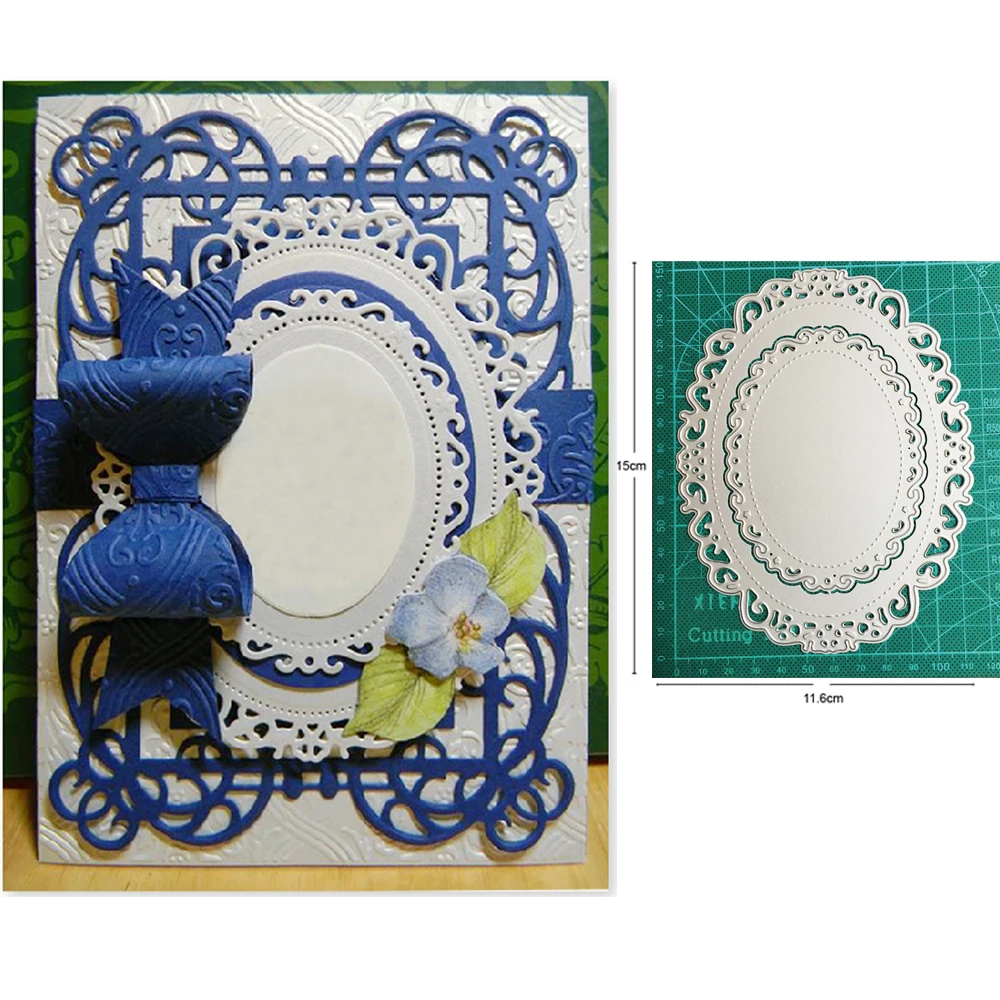 Craft dies metal cutting dies cut die lace layering oval frame Scrapbooking dies paper knife mould blade punch stencils dies
Craft dies metal cutting dies cut die lace layering oval frame Scrapbooking dies paper knife mould blade punch stencils dies