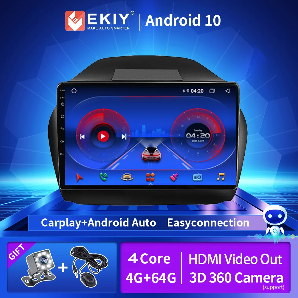 10 Inch for Hyundai Tucson IX35 2010-2015 Autoradio Car Radio Android 10 Multimedia DVD Player Bluetooth Carplay Navigation GPS
10 Inch for Hyundai Tucson IX35 2010-2015 Autoradio Car Radio Android 10 Multimedia DVD Player Bluetooth Carplay Navigation GPS