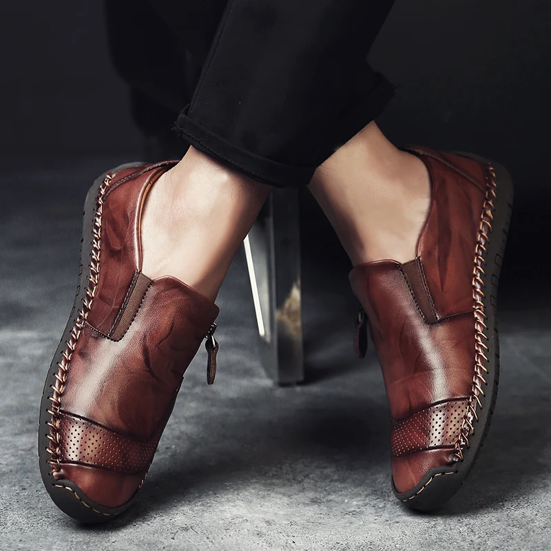 Fashion Classic Comfortable Casual Leather loafers Shoes Leather Men Shoes Flats Hot Sale Moccasins Shoes Plus Size 38-48 w5
Fashion Classic Comfortable Casual Leather loafers Shoes Leather Men Shoes Flats Hot Sale Moccasins Shoes Plus Size 38-48 w5