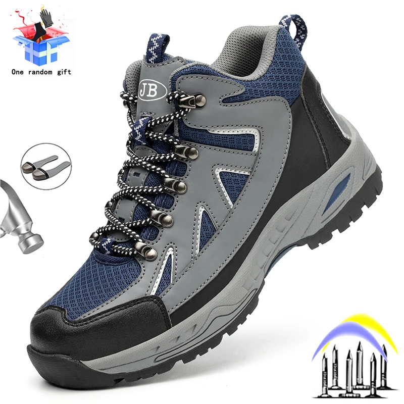Safety Shoes Men Indestructible Work Outdoor Boot Steel Toe Cap Puncture-Proof Anti-smash High Quality Keep Warm Sneakers
Safety Shoes Men Indestructible Work Outdoor Boot Steel Toe Cap Puncture-Proof Anti-smash High Quality Keep Warm Sneakers