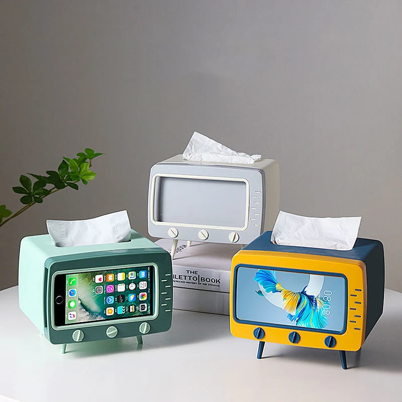 

Nordic ТВ моделирование тканевый ящик для дома; Креативное милое Гостиная для рабочего стола, многофункциональная коробка для хранения в моби...