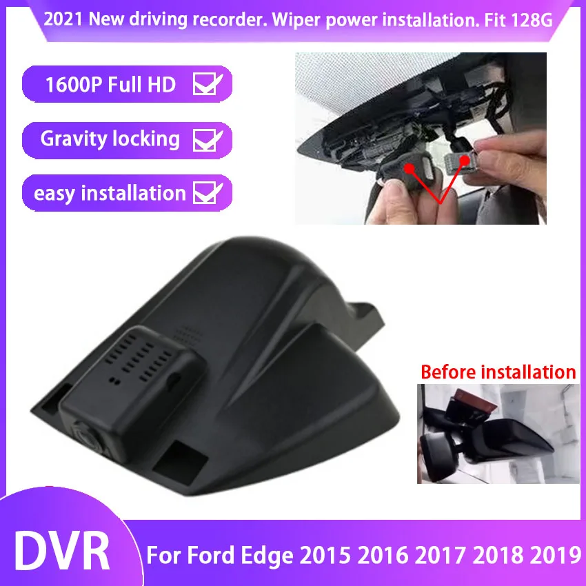 2K hd 1600P Easy to install Car DVR Wifi Video Recorder Dash Cam Camera For Ford Edge 2015 2016 2017 2018 2019 2020 2021
2K hd 1600P Easy to install Car DVR Wifi Video Recorder Dash Cam Camera For Ford Edge 2015 2016 2017 2018 2019 2020 2021