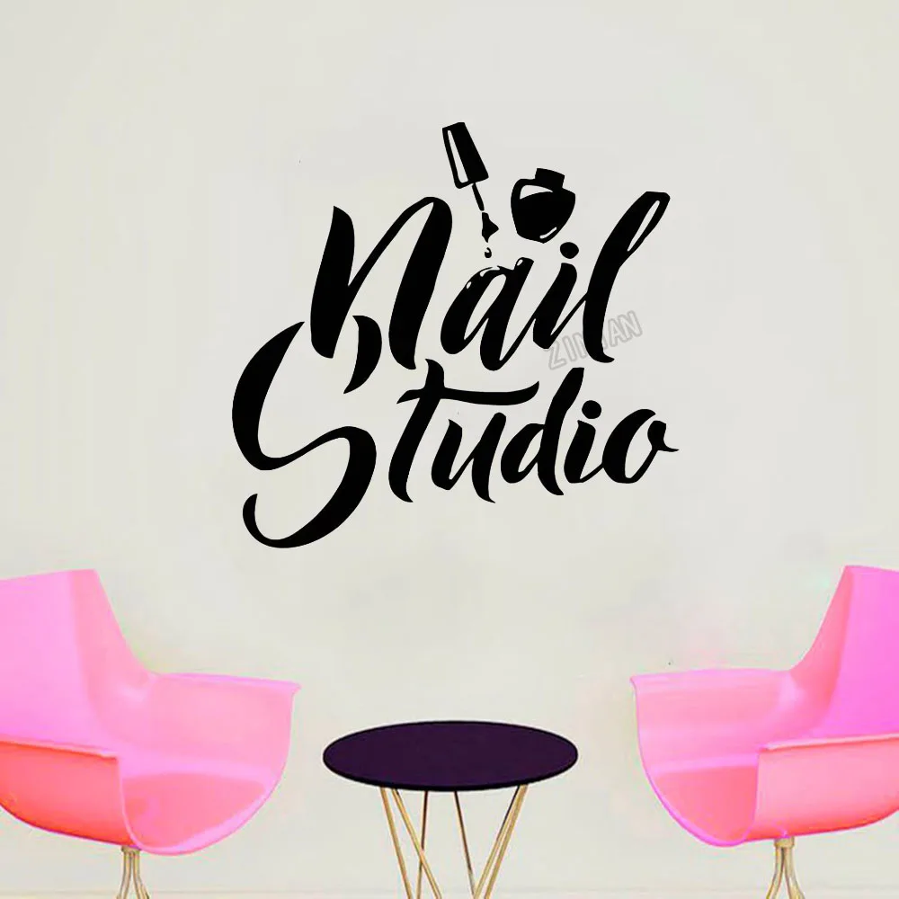 Nail Studio Logo Wall Decals Vinyl Polish Wall Sticker For Beauty Salon Art Manicure Pedicure Wall Decal Decor Bathroom Y019
Nail Studio Logo Wall Decals Vinyl Polish Wall Sticker For Beauty Salon Art Manicure Pedicure Wall Decal Decor Bathroom Y019