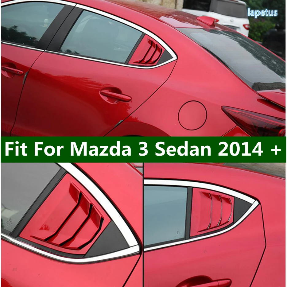 Lapetus Car Rear Window Louver Shutter Cover Trim Red / Black / Carbon Fiber Look For Mazda 3 Sedan 2014 - 2018 Exterior Parts
Lapetus Car Rear Window Louver Shutter Cover Trim Red / Black / Carbon Fiber Look For Mazda 3 Sedan 2014 - 2018 Exterior Parts
