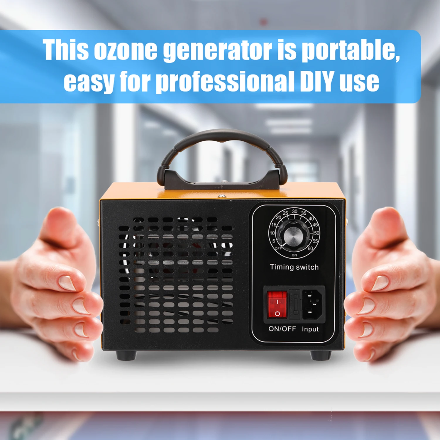 Portable Ozone Machine Generator Air Filter Purifier with Timing Switch Ozonizer Ozonator for Home Formaldehyde Eliminates Odors
Portable Ozone Machine Generator Air Filter Purifier with Timing Switch Ozonizer Ozonator for Home Formaldehyde Eliminates Odors
