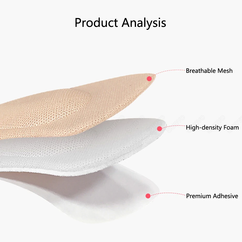 Sunvo 3Pairs Heel Protector Insoles for Shoes High Heels Inserts Foot Pain Relief Self-adhesive Shoe Stickers Heel Cushion Pads
Sunvo 3Pairs Heel Protector Insoles for Shoes High Heels Inserts Foot Pain Relief Self-adhesive Shoe Stickers Heel Cushion Pads