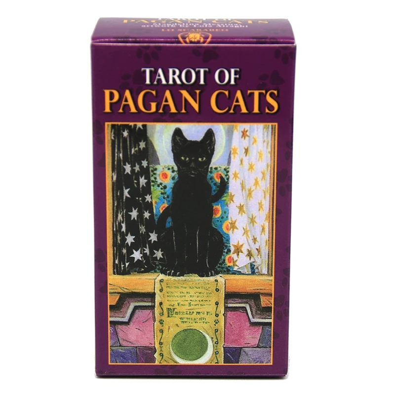 78 Cards Deck Tarot Of Pagan Cats Full English Family Party Board Game Oracle Cards Astrology Divination Fate Card
78 Cards Deck Tarot Of Pagan Cats Full English Family Party Board Game Oracle Cards Astrology Divination Fate Card