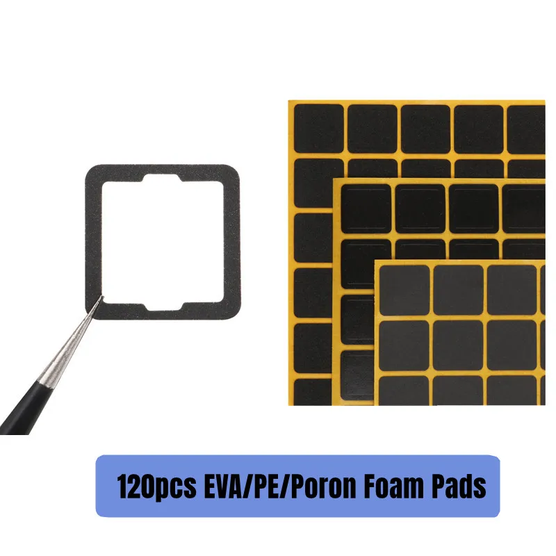 120pcs Keysporon IXPE EVA Pad for Mechanical Keyboard Switch Reduce Noise DIY Hot Swappable Keyboard Kits Mute Foam Films
120pcs Keysporon IXPE EVA Pad for Mechanical Keyboard Switch Reduce Noise DIY Hot Swappable Keyboard Kits Mute Foam Films