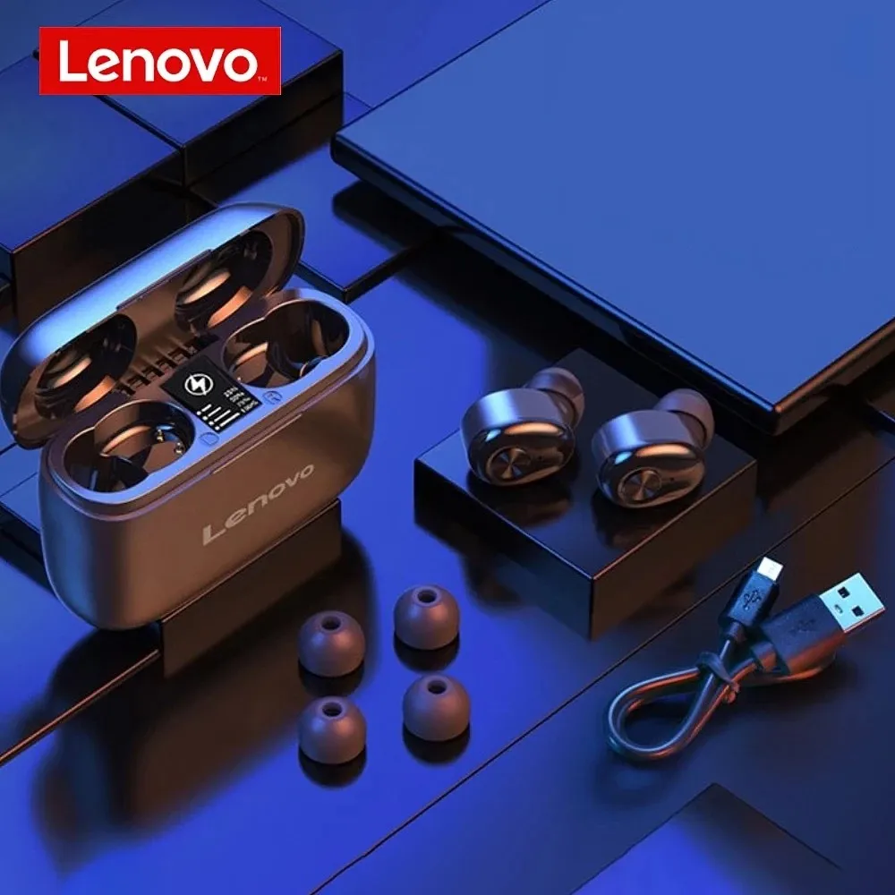 Original Lenovo HT18 TWS Wireless Bluetooth 5.0 Earphone 1000mAH Battery LED Display Earbuds Volume Control HIFI Stereo Headset
Original Lenovo HT18 TWS Wireless Bluetooth 5.0 Earphone 1000mAH Battery LED Display Earbuds Volume Control HIFI Stereo Headset