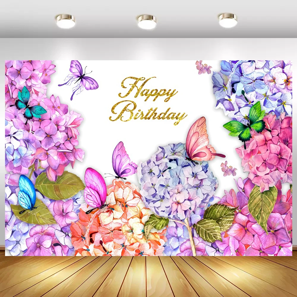 

Красивый фон для фотосъемки с изображением цветов для вечевечерние НКИ в честь Дня Рождения
