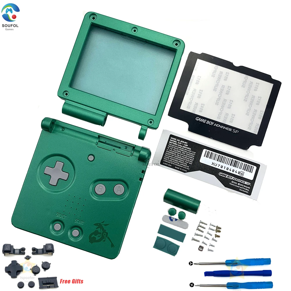 Новинка 2020 полный комплект Сменный Чехол для корпуса GBA SP Gameboy Advance аксессуары