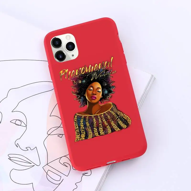 Fashion Melanin black girl Phone Case Candy Color for iPhone 11 12 pro XS MAX 8 7 6 6S Plus X 5S SE 2020 XR 
Fashion Melanin black girl Phone Case Candy Color for iPhone 11 12 pro XS MAX 8 7 6 6S Plus X 5S SE 2020 XR