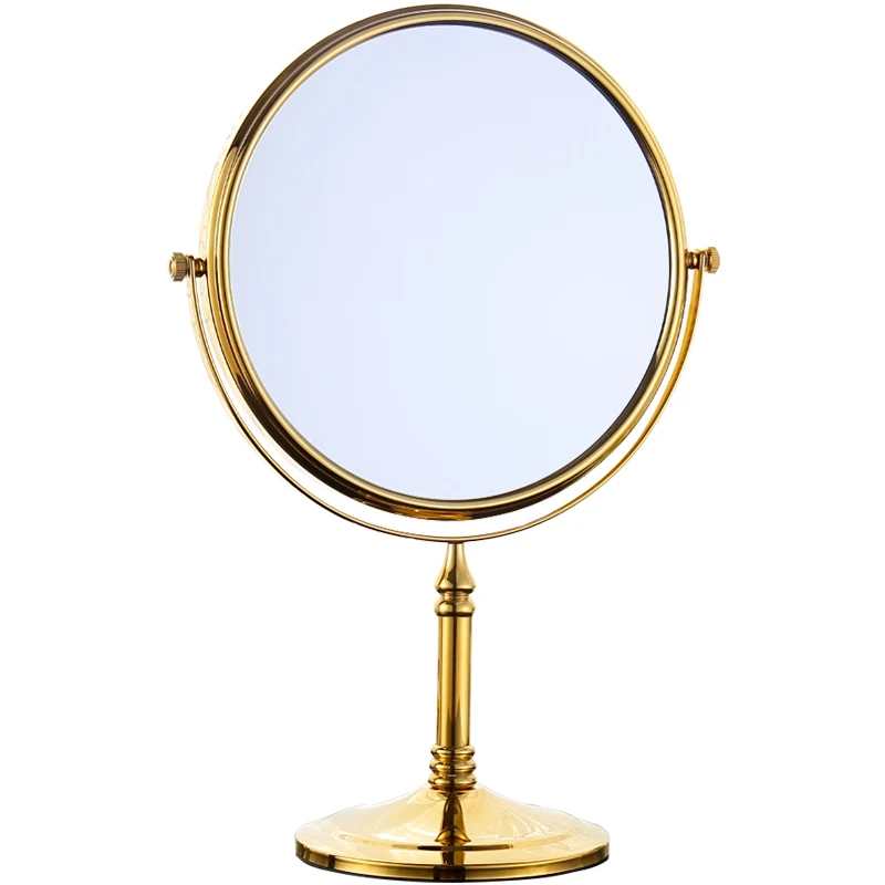 All copper desktop makeup mirror European-style mirror double-sided vanity mirror portable portable beauty zoom WY33002
All copper desktop makeup mirror European-style mirror double-sided vanity mirror portable portable beauty zoom WY33002