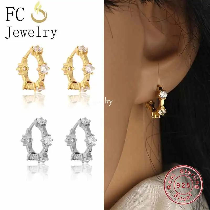 925 Sterling Silver Round Rings Shape Joint Buckle Huggies Hoop Earring For Women Ear Piercing Pendientes Fine Jewelry 2022 New
925 Sterling Silver Round Rings Shape Joint Buckle Huggies Hoop Earring For Women Ear Piercing Pendientes Fine Jewelry 2022 New