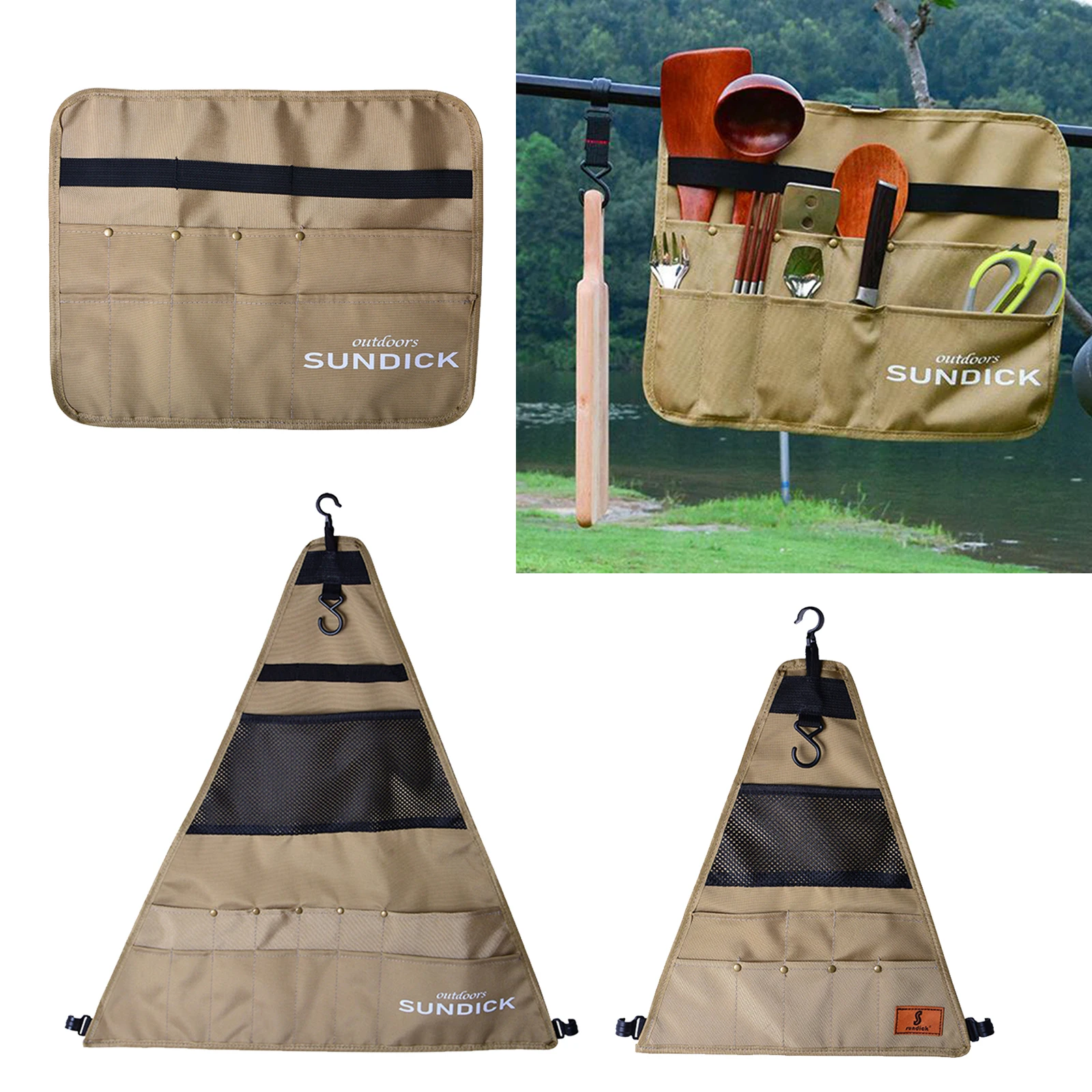 Waterproof Tableware Storage Bag 900D Oxford Fabric Outdoor Camping Picnic Barbecue BBQ Cookware Hanging Storage Bag
Waterproof Tableware Storage Bag 900D Oxford Fabric Outdoor Camping Picnic Barbecue BBQ Cookware Hanging Storage Bag