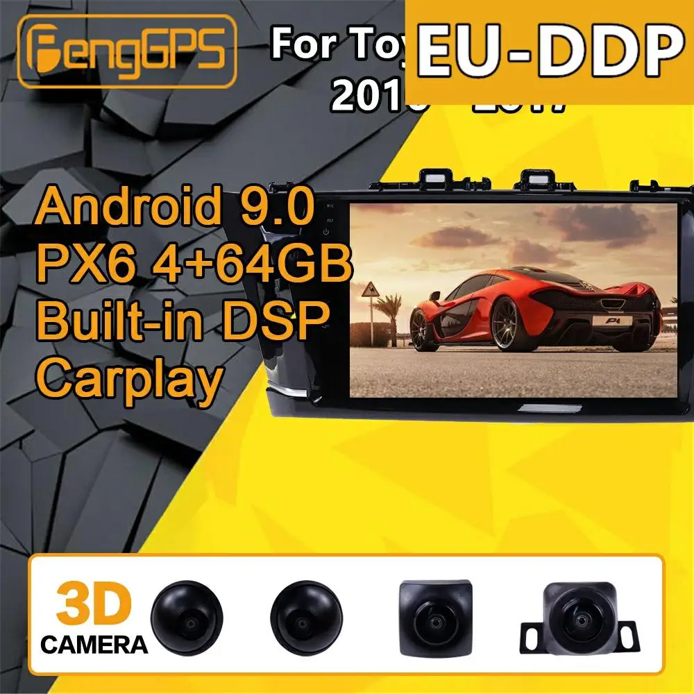 For Toyota Corolla Android Radio 2010 - 2017 Car multimedia Player Stereo PX6 GPS Navigation Head unit 360 Camera Autoradio Audi
For Toyota Corolla Android Radio 2010 - 2017 Car multimedia Player Stereo PX6 GPS Navigation Head unit 360 Camera Autoradio Audi