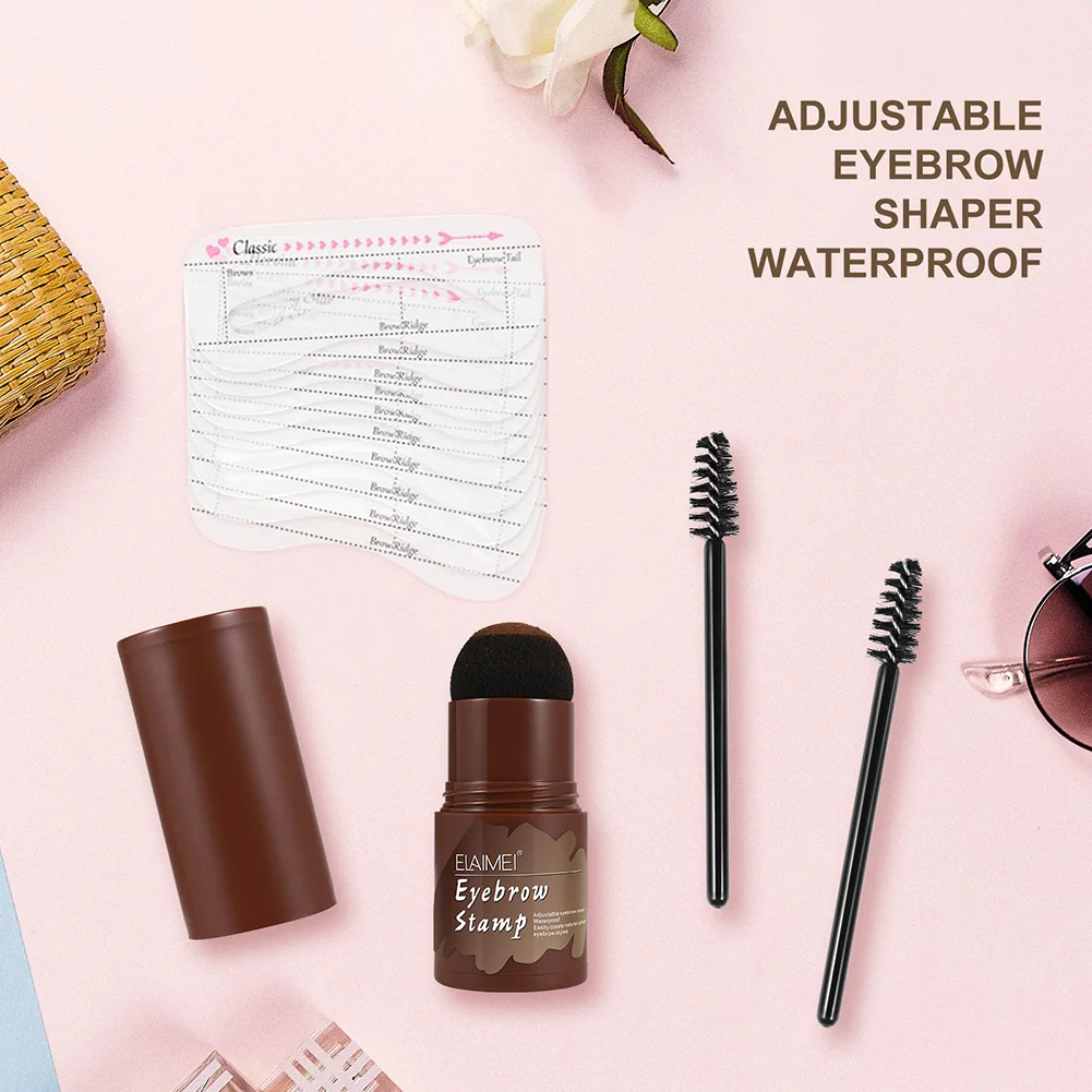Eyebrow Stamp Shaping Kit Waterproof Smudge-proof Long Lasting Eyebrow Definer Brush Brow Stencils Hairline Shadow Powder Stick
Eyebrow Stamp Shaping Kit Waterproof Smudge-proof Long Lasting Eyebrow Definer Brush Brow Stencils Hairline Shadow Powder Stick