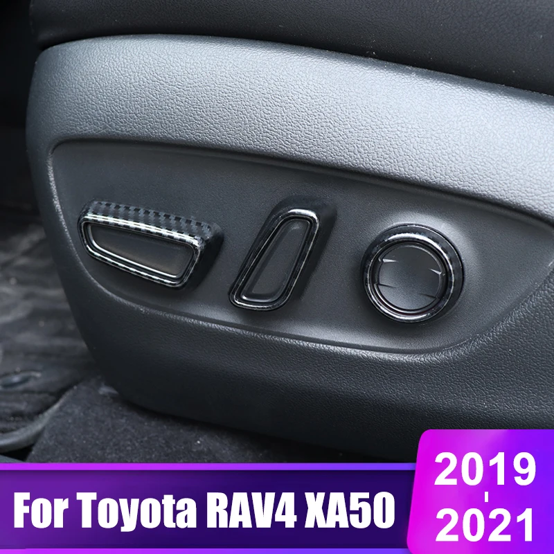 For Toyota RAV4 2019 2020 2021 RAV 4 XA50 Car Seat Adjustment Switch Knob Panel Trim Cover Trim Sticker Interior Accessories 
For Toyota RAV4 2019 2020 2021 RAV 4 XA50 Car Seat Adjustment Switch Knob Panel Trim Cover Trim Sticker Interior Accessories