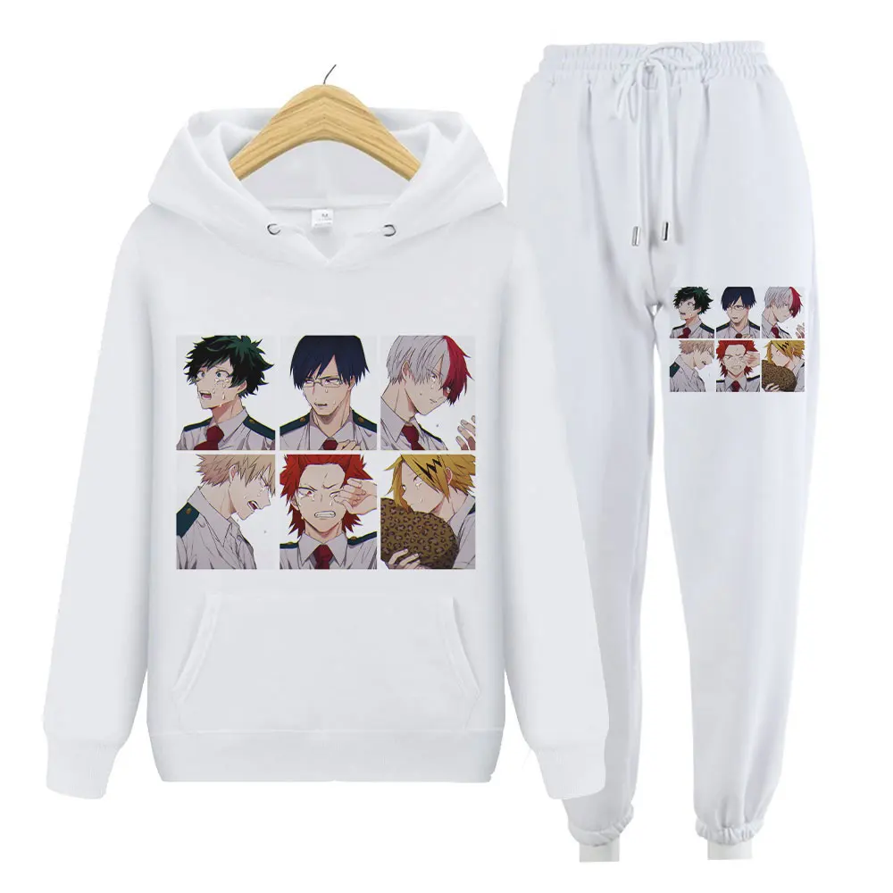 2021 Spring And Autumn My Hero Academia Printing Fabric Sportswear Suit Ladies Sportswear Two-Piece Hoodie + High Waist Trousers
2021 Spring And Autumn My Hero Academia Printing Fabric Sportswear Suit Ladies Sportswear Two-Piece Hoodie + High Waist Trousers