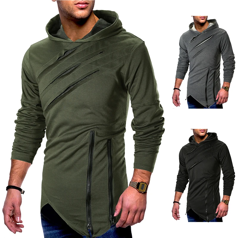 iSurvivor 2021 New Fashion Youth Version Broken Hole Pullover Sweater Trend Men's Irregular Long-Sleeved Hooded Sweater
iSurvivor 2021 New Fashion Youth Version Broken Hole Pullover Sweater Trend Men's Irregular Long-Sleeved Hooded Sweater