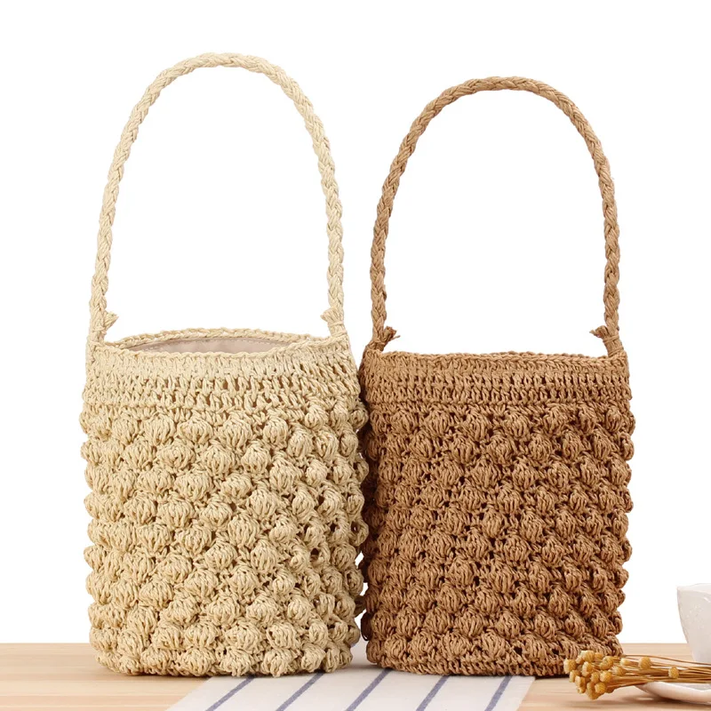 Fashion Cylinder Hand Woven Shoulder Phone Bag Japanese And Korean Lovely Bucket Straw Seaside Holiday Leisure Handbag
Fashion Cylinder Hand Woven Shoulder Phone Bag Japanese And Korean Lovely Bucket Straw Seaside Holiday Leisure Handbag