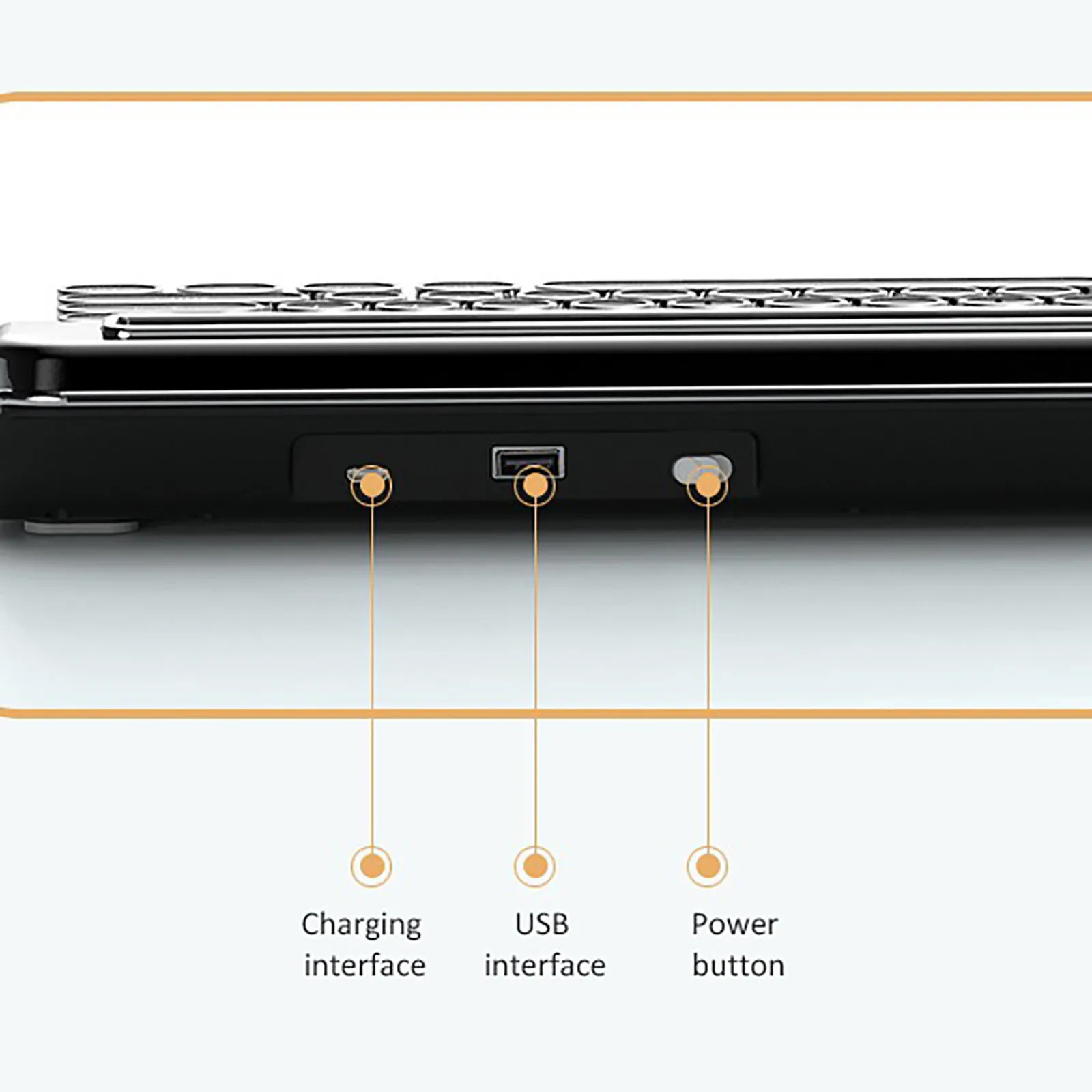 Retro typewriter mechanical keyboard Punk keycap phone tablet Bluetooth mechanical keyboard
Retro typewriter mechanical keyboard Punk keycap phone tablet Bluetooth mechanical keyboard