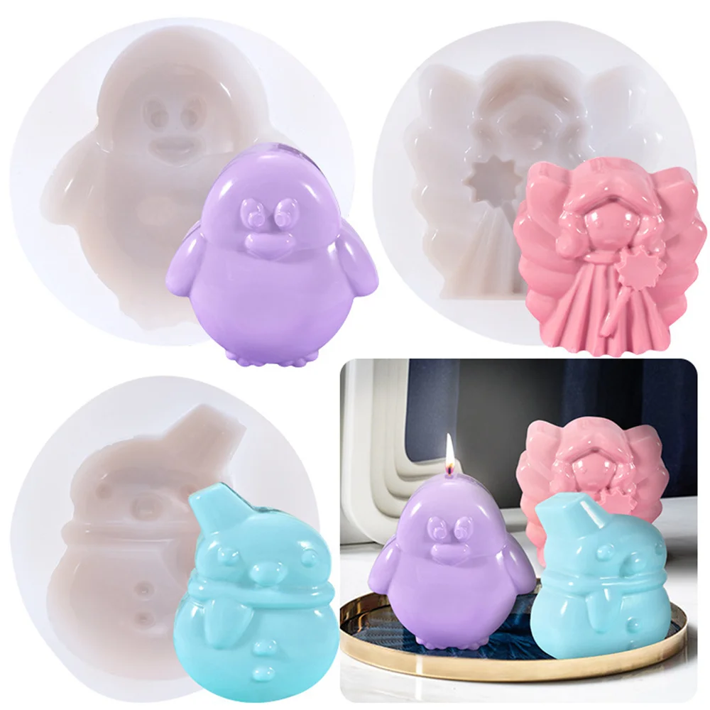 Christmas Snowman Candle Mold DIY Penguin Casting Mold Handmade Candle Soap Making Wax Mold Handcraft Home Decoration
Christmas Snowman Candle Mold DIY Penguin Casting Mold Handmade Candle Soap Making Wax Mold Handcraft Home Decoration