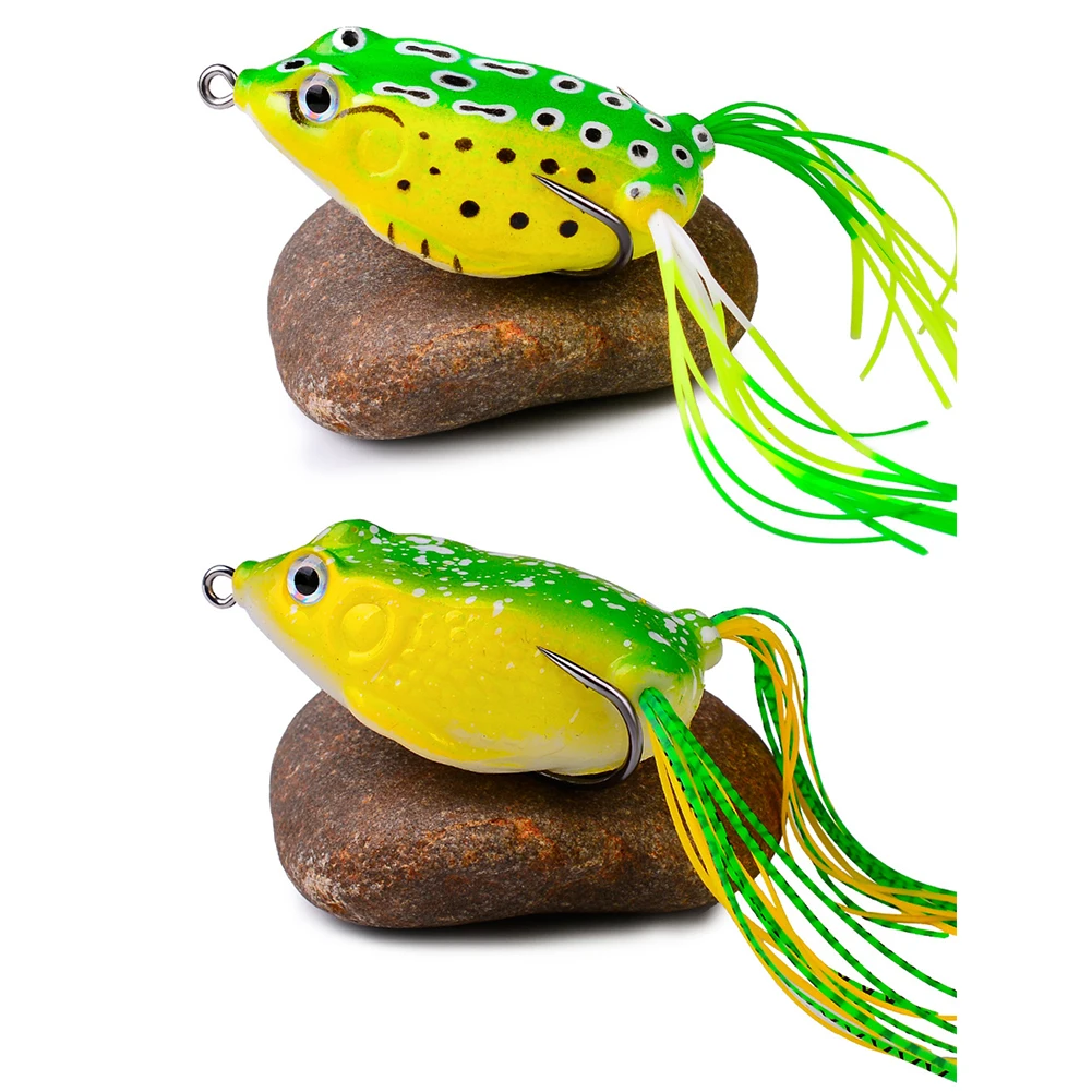 Fishing Soft Lure Top Water 6cm Frog Bait Artificial 3D Wobbler Fishing Tackle for Outdoor Fishing Portable Accessories
Fishing Soft Lure Top Water 6cm Frog Bait Artificial 3D Wobbler Fishing Tackle for Outdoor Fishing Portable Accessories